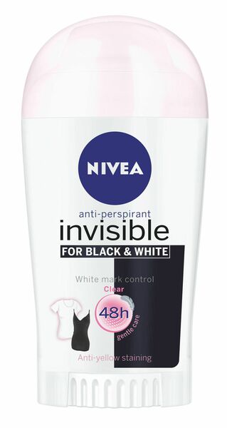 NIVEA Tuhý AP Black&White Clear 40ml porovnat ceny