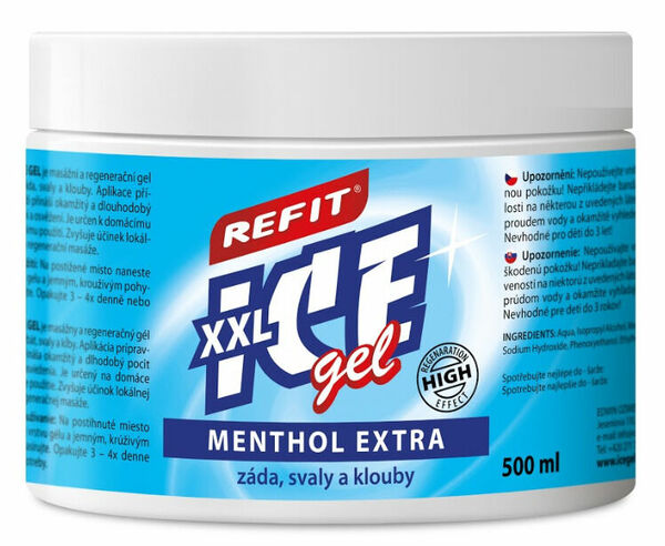 Refit Ice gel s mentholem 2.5% 500ml modrý porovnat ceny