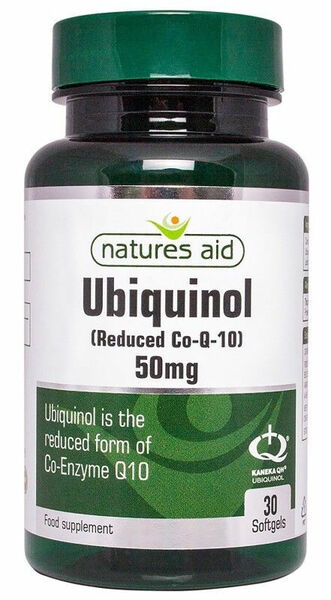 Natures aid  Ubiquinol 50mg - patent na srdce 30 kapslí porovnat ceny
