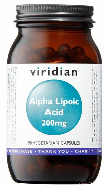 Viridian Alpha Lipoic Acid 200mg 90 kapslí porovnat ceny