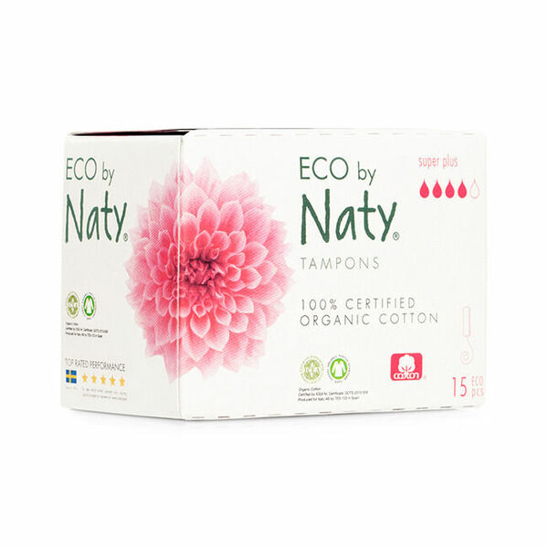 Dámské ECO tampóny Naty (15 ks) - super plus porovnat ceny