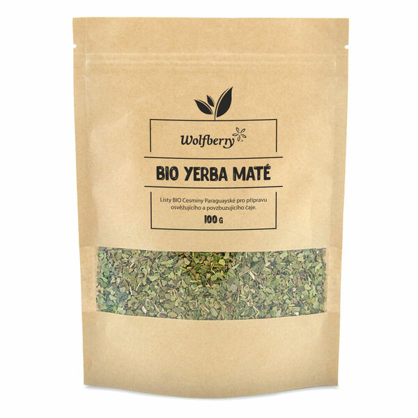 WOLFBERRY Zelený čaj Yerba maté lístky BIO 100 g porovnat ceny