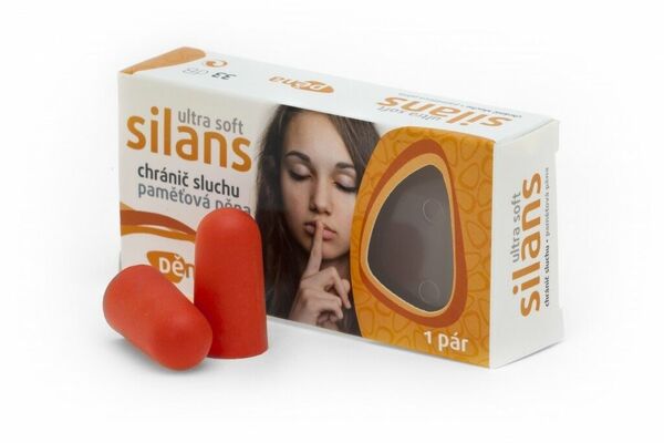 Chránič sluchu Silans standard Ultra Soft paměťová pěna 1 pár porovnat ceny