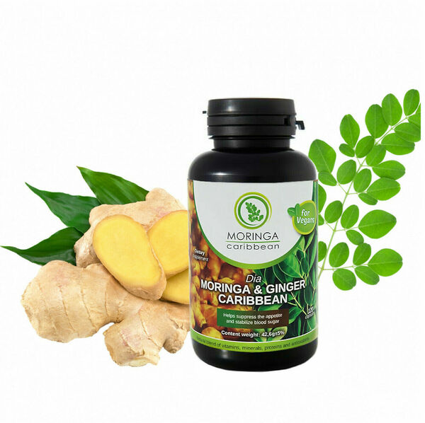 Moringa Caribbean  Dia Moringa & Ginger Caribbean 120cps. porovnat ceny