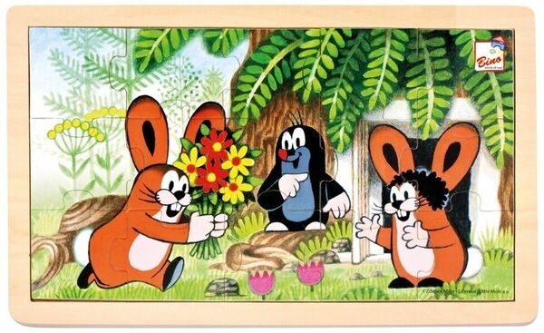 Bino  Puzzle Krteček a zajíčci, 15d. porovnat ceny