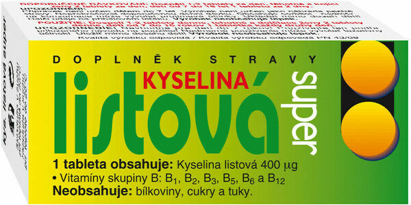 Naturvita Kyselina listová Super 60 tablet porovnat ceny