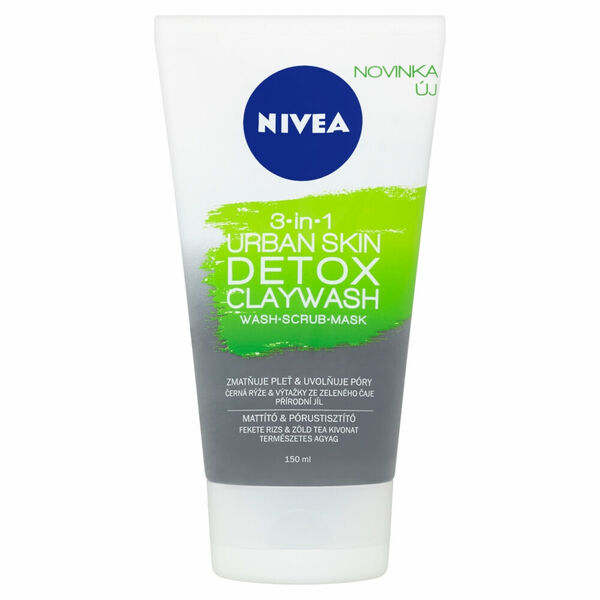 NIVEA Urban Skin Detox Detoxikační jílový čisticí krém 3v1 150 ml porovnat ceny