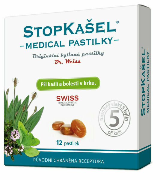 STOPKAŠEL Medical Dr.Weiss 12 pastilek porovnat ceny