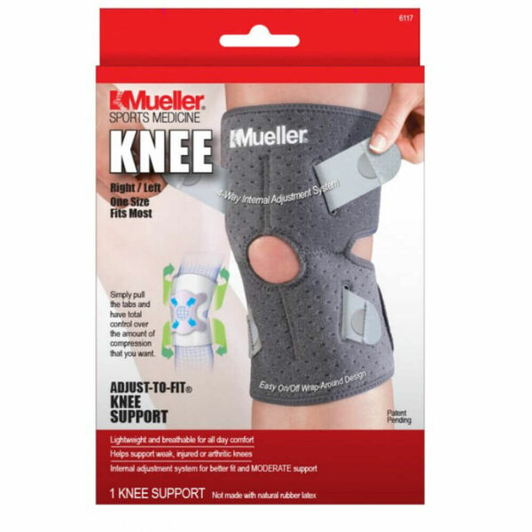 MUELLER Adjust-to-fit knee Support Bandáž na koleno 1 kus porovnat ceny