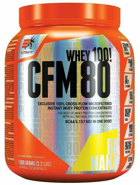 Extrifit CFM Instant Whey 80 1000g banán porovnat ceny