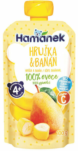Hamánek Kapsička Hruška a banán 100g porovnat ceny