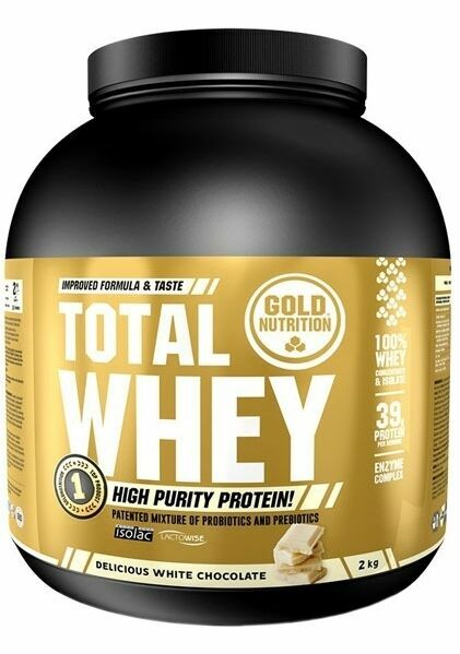 GoldNutrition Total Whey bílá čokoláda 2000g porovnat ceny
