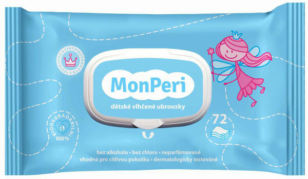 MonPeri Vlhčené ubrousky 72ks porovnat ceny
