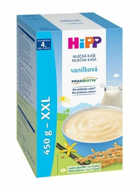 HiPP První mléčná kaše Prebiotik vanilková 450g porovnat ceny