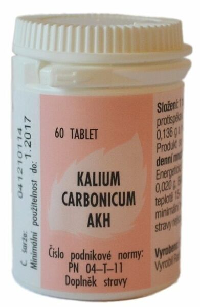 AKH Kalium carbonicum 60 tablet porovnat ceny