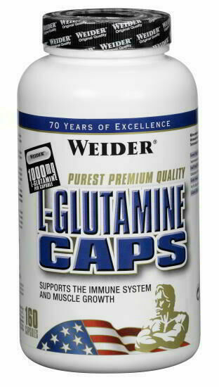 Weider, L-Glutamine Caps, 160 kps porovnat ceny