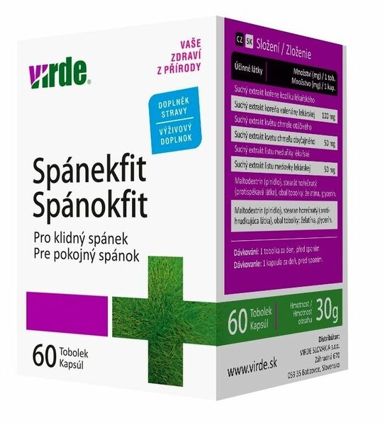Virde Spánekfit 60 tablet porovnat ceny