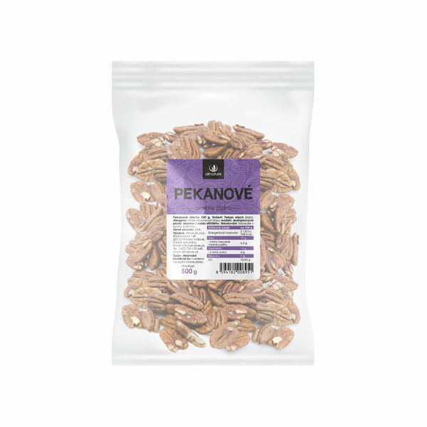 Allnature Pekanové ořechy 500g porovnat ceny