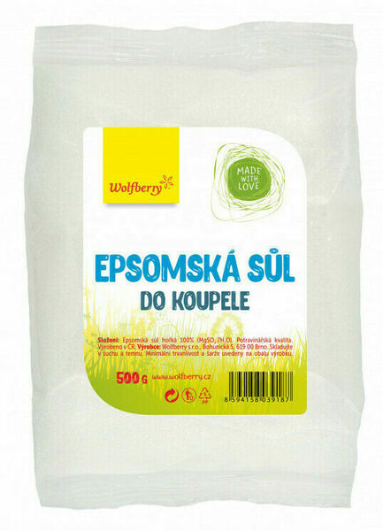Wolfberry Epsomská sůl do koupele 500g porovnat ceny