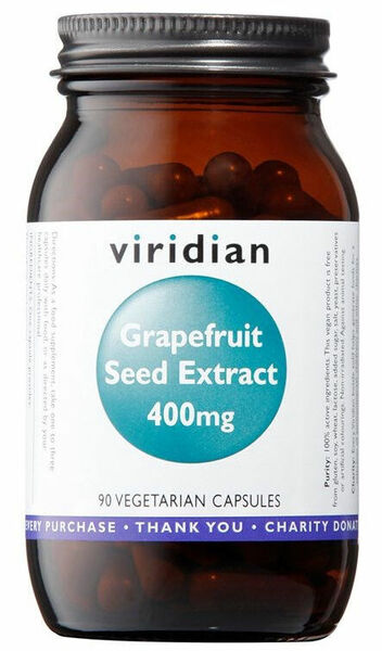 Viridian Grapefruit Seed Extract 400mg 90 kapslí (Extrakt ze semínek grepfruitu) porovnat ceny