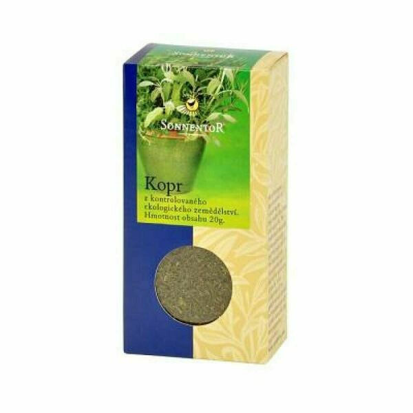 SONNENTOR Kopr BIO 15 g porovnat ceny