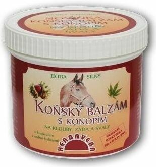 Herbavera Koňský balzám s konopím 500ml porovnat ceny