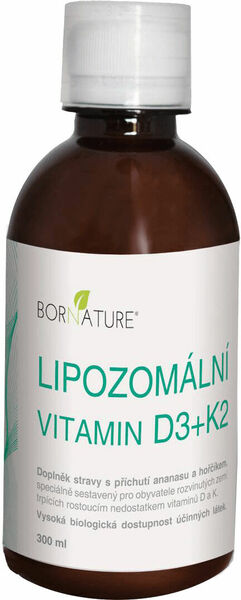 Bornature Lipozomální vit. D3, K2, A a E 300ml porovnat ceny