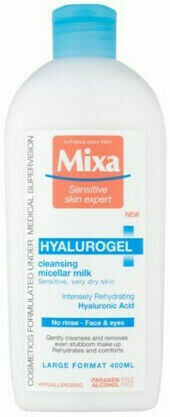 Mixa Hyalurogel micelární hydratační mléko pro citlivou pleť 400ml porovnat ceny