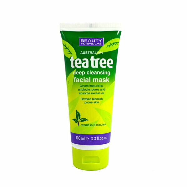 BeautyFormulas  Beauty Formulas Tea tree hloubkově čistící maska na pleť 100ml porovnat ceny