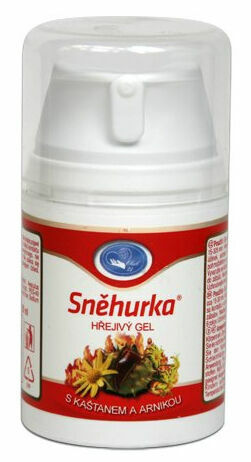 Sněhurka hřejivý gel s kaštanem a arnikou 50ml porovnat ceny