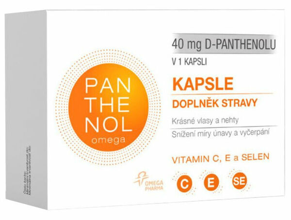 Panthenol Omega Kapsle 40mg, 60 kapslí porovnat ceny