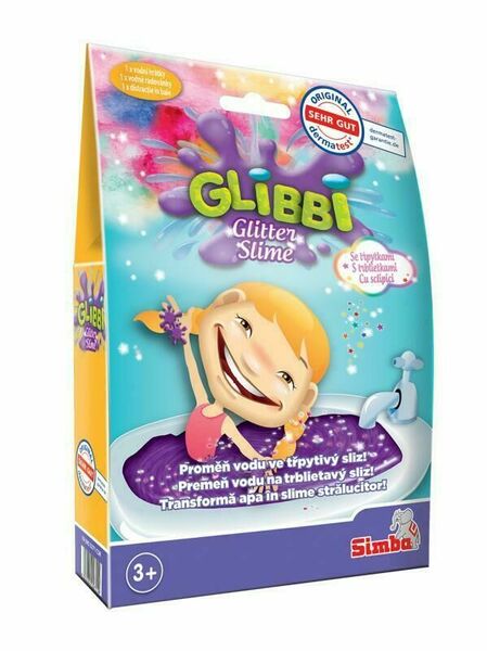 Simba  Glibbi Glitter Slime sliz fialový třpytivý, DP10 porovnat ceny
