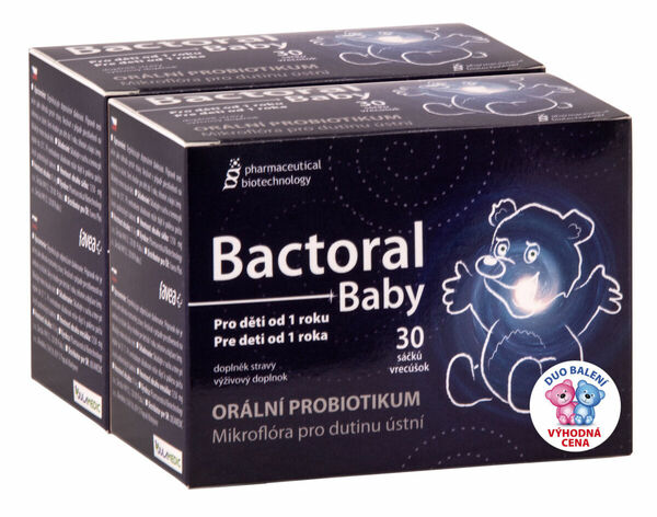 Bactoral baby 2x30 sáčků porovnat ceny