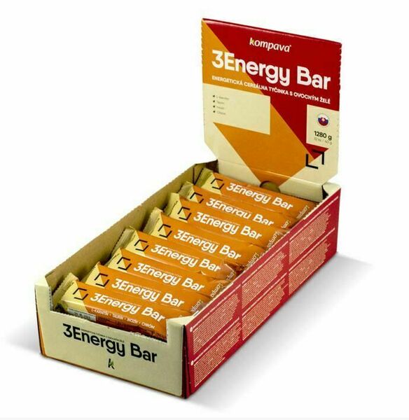 Kompava 3Energy bar 32ks-pomeranč - mléčna poleva porovnat ceny