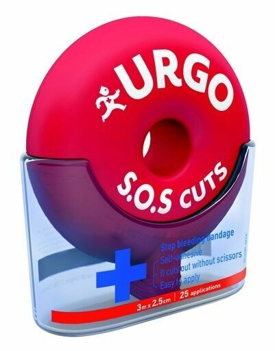 URGO SOS CUTS Samolepící obinadlo 3m x 2,5cm porovnat ceny