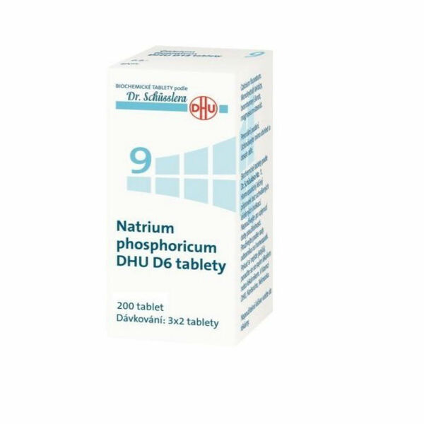 DR. SCHÜSSLERA Natrium phosphoricum DHU D6 No.9 200 tablet porovnat ceny