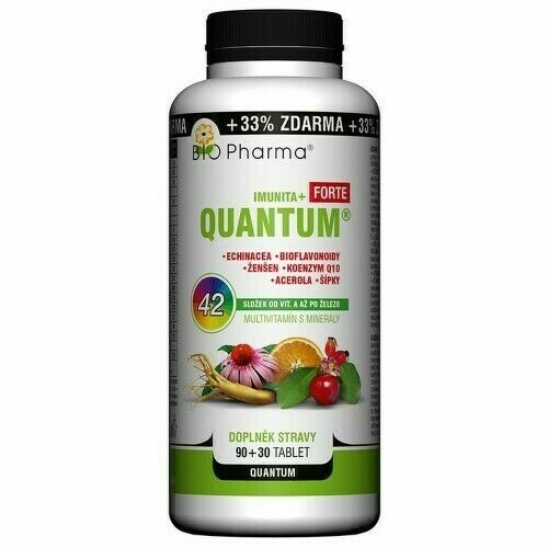 QUANTUM Imunita+ Forte 42 složek tbl.90+30 BIO-Ph. porovnat ceny