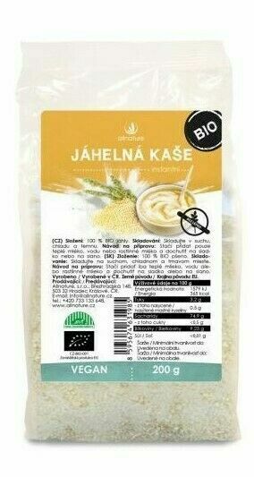 Allnature Jáhlová kaše bez lepku BIO 200g porovnat ceny