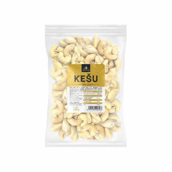 Allnature Kešu jádra 500g porovnat ceny