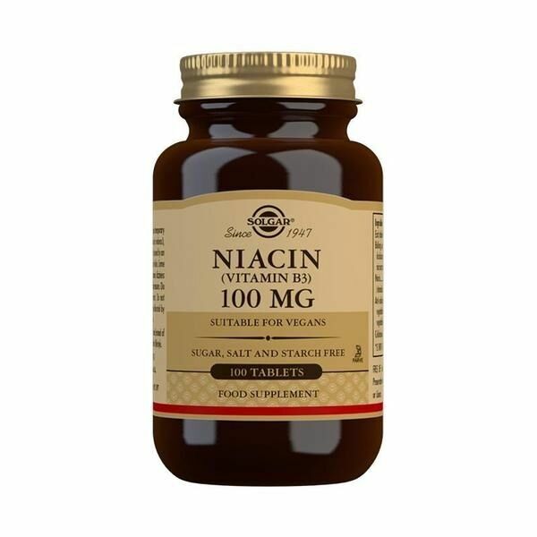 Solgar Niacin 100mg 100tbl porovnat ceny