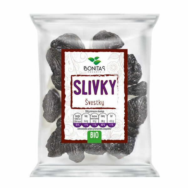 BONITAS Bio sušené švestky 100g porovnat ceny