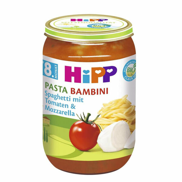 HiPP Pasta Bambini Rajčata se špagetami a mozzarellou 220 g porovnat ceny