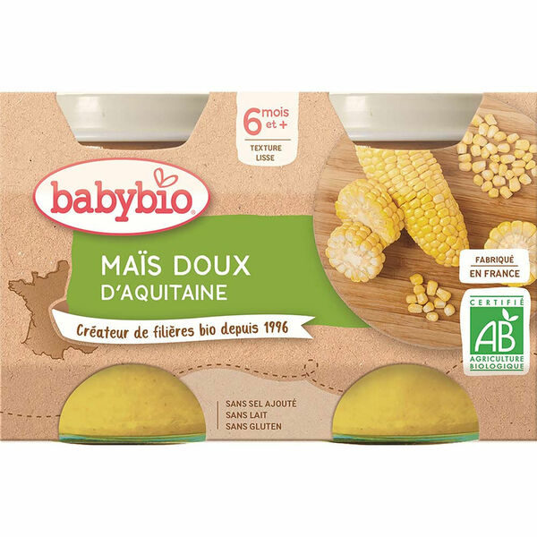 BABYBIO Sladká kukuřice 2x130 g porovnat ceny
