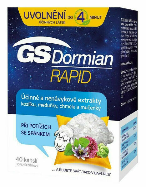 GS Dormian Rapid 40 kapslí porovnat ceny