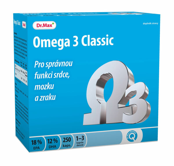 Dr.Max Omega 3 Classic 250 kapslí porovnat ceny