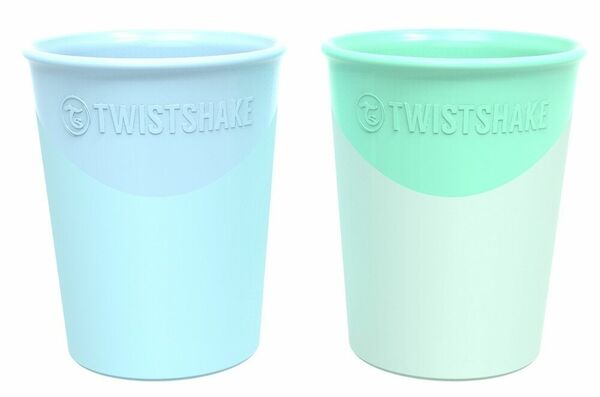 Twistshake  Kelímek 2x 170ml 6+m Pastelově modrá a zelená porovnat ceny