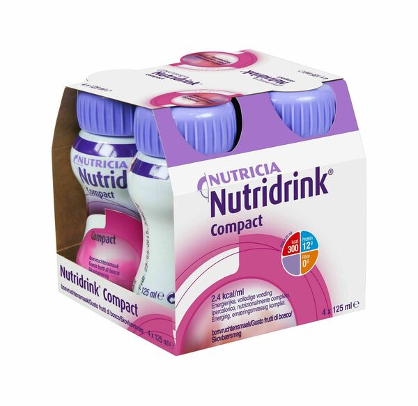 Nutridrink Compact lesní ovoce 4x125 ml porovnat ceny