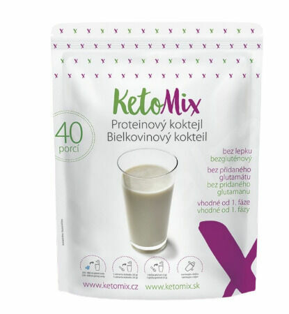 KetoMIX Proteinový koktejl káva, lesní plody a kokos 40 porcí porovnat ceny