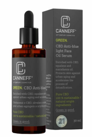CANNEFF GREEN. CBD Anti-blue light pleťové olejové sérum 30ml porovnat ceny