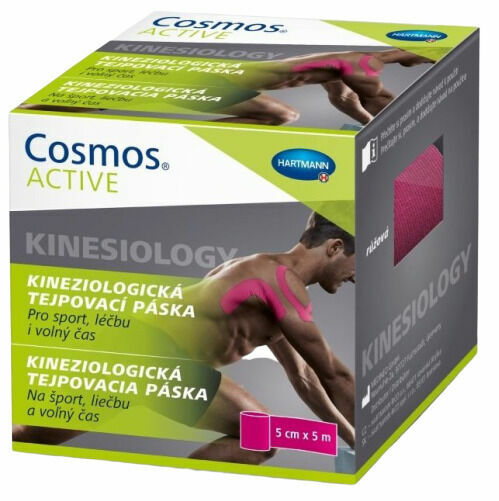 COSMOS Active - Kinezio tejpovací páska růžová 5cmx5m porovnat ceny
